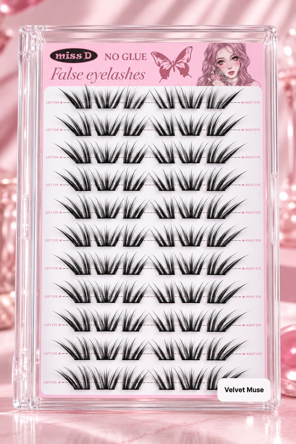 Velvet Muse ✨Glue-Free False Eyelashes | Easy to Apply